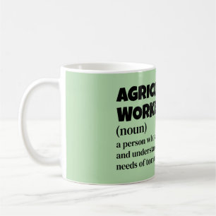 Funny Agricultural Worker Definition Coffee Mug