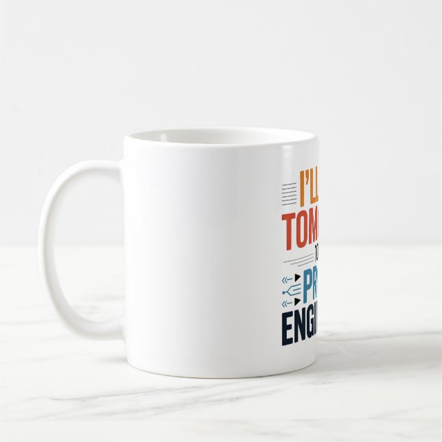 Funny AI Prompt Engineering Geek Quote Coffee Mug (Left)