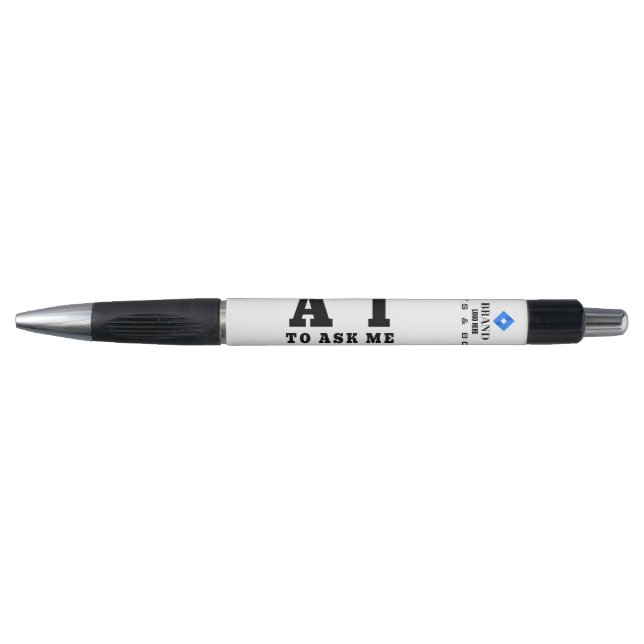 Funny AI Startup Tech – 2 QR Code Custom Marketing Pen (Front)