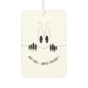 Funny Air Freshener with Curiosity Eyes - Smile