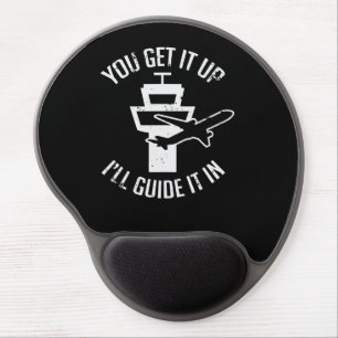 Funny Air Traffic I Get You Up Get Guide It In Gel Mouse Pad