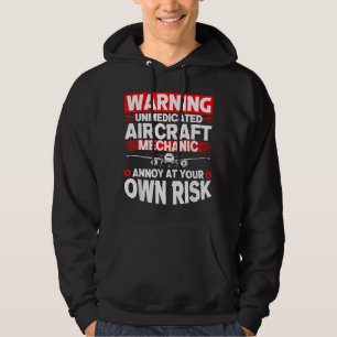 Funny Aircraft Mechanic Airplane Mechanic 1 Hoodie