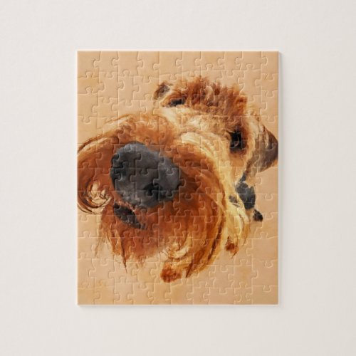 Funny  Airedale Terrier Jigsaw Puzzle