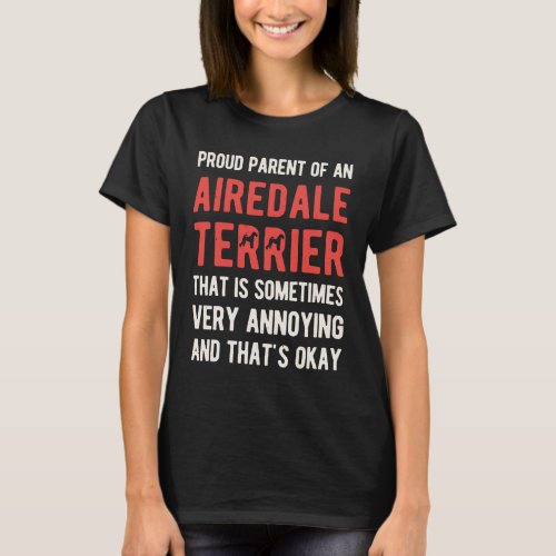 Funny Airedale Terrier T_Shirt