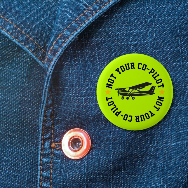 Funny Airplane and Not Your Co-Pilot Green Button (Creator Uploaded)