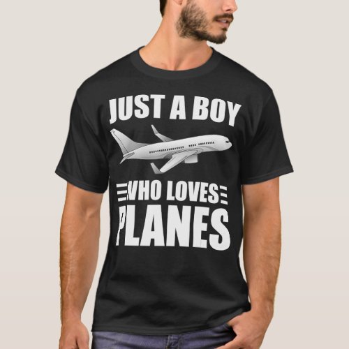Funny Airplane Designs For Boys Men Plane Pilot Av T_Shirt