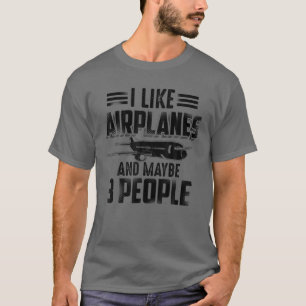 Funny Airplane Enthusiast Pilot Gift Men Women Coo T-Shirt