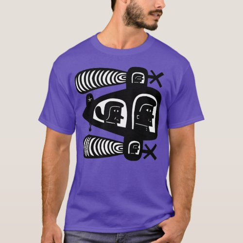 Funny Airplane paper cutting by Jad Fair  T_Shirt