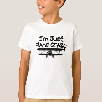 Funny Airplane T-shirt by funshoppe at Zazzle