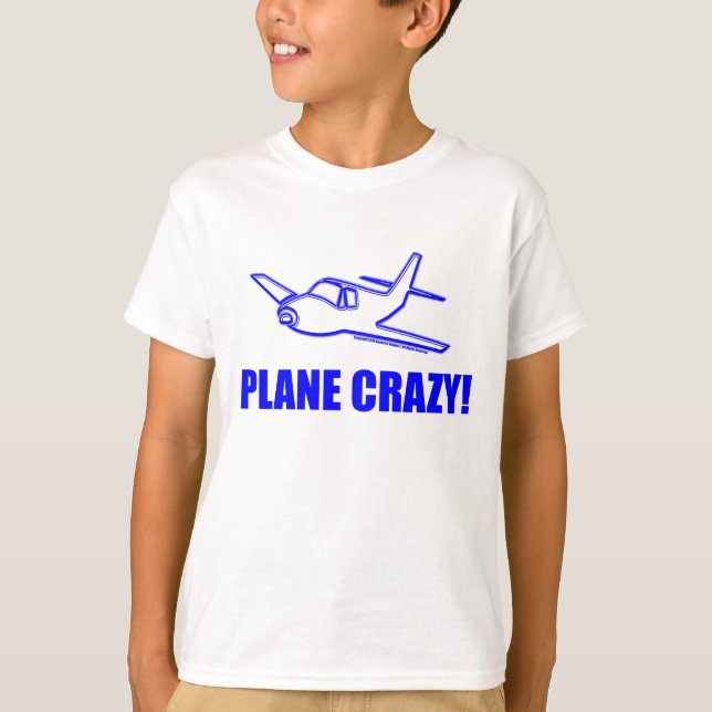 Funny Airplane T-Shirt (Front)
