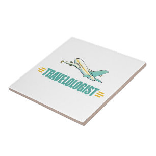 Funny Airplane Tile
