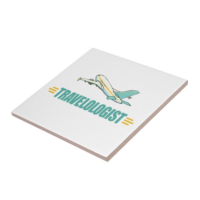 Funny Airplane Tile (Side)