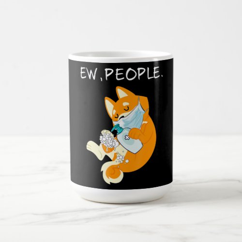Funny Akita Inu Ew People Dog Lover Gift Magic Mug