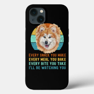 Funny Akita Inu or Kuma Inu Dog Every Snack you Ma iPhone 13 Case