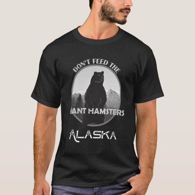 Funny Alaska Grizzly Bear Gift Kodiak Grizzlies So T-Shirt (Front)