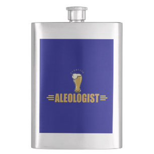 Funny Ale and Beer Hip Flask