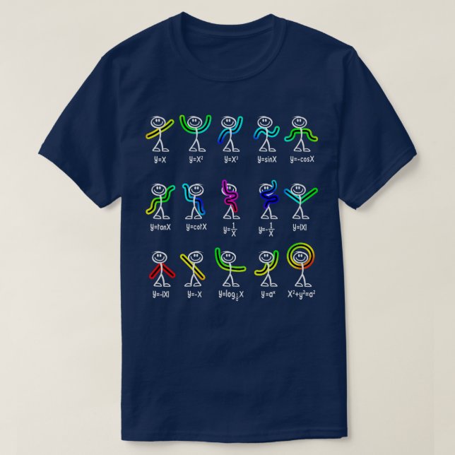 Funny Algebra Dance Function Math eacher Geek Gift T-Shirt (Design Front)