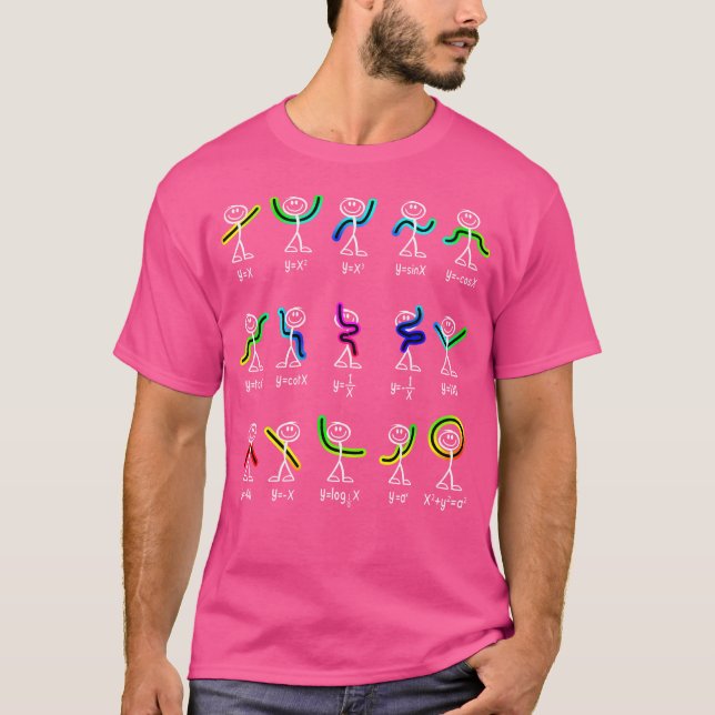 Funny Algebra Dance Function Math Teacher Geek Ide T-Shirt (Front)