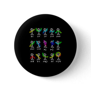 Funny Algebra Dance Function Math Teacher Geek Ner Button