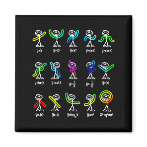 Funny Algebra Dance Function Math Teacher Geek Ner Magnet