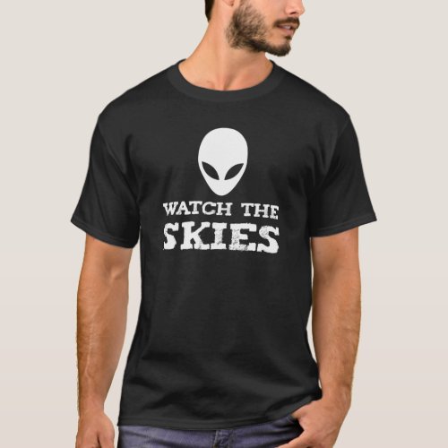 Funny Alien Abduction UFO Believe Ancient Gift  T_Shirt