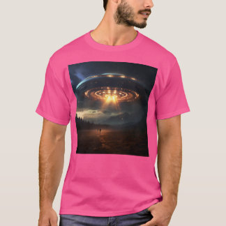 Funny Alien Cat Brainrot Meme Gift T-Shirt