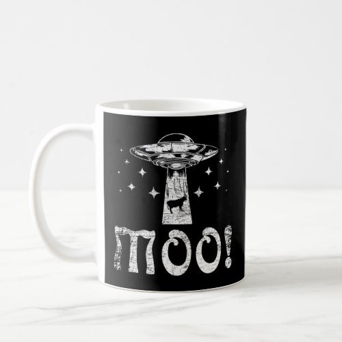 Funny Alien Cow Abduction Extraterrestrial  Coffee Mug