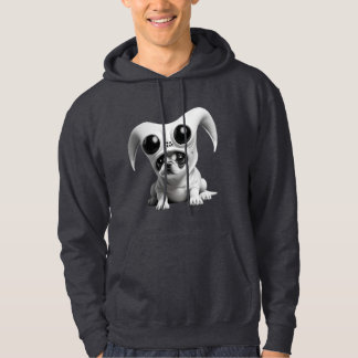 Funny alien dog hoodie