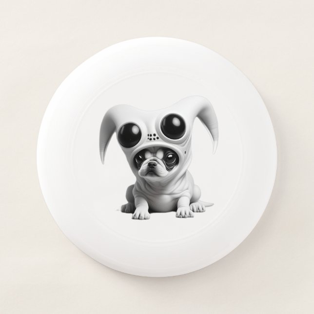 Funny alien dog Wham-O frisbee (Front)