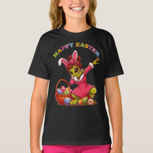 Funny Alien Easter Bunny Dabbing Cute Easter Egg T-Shirt