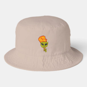 Funny Alien Just Here For The Jerky Bucket Hat