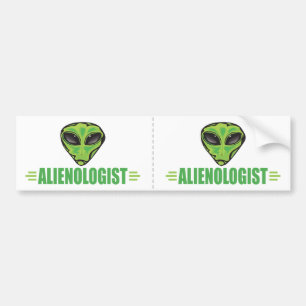 Funny Alien Lover Bumper Sticker