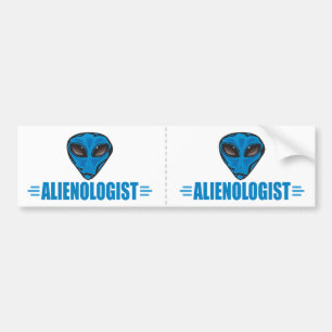 Funny Alien Lover Bumper Sticker