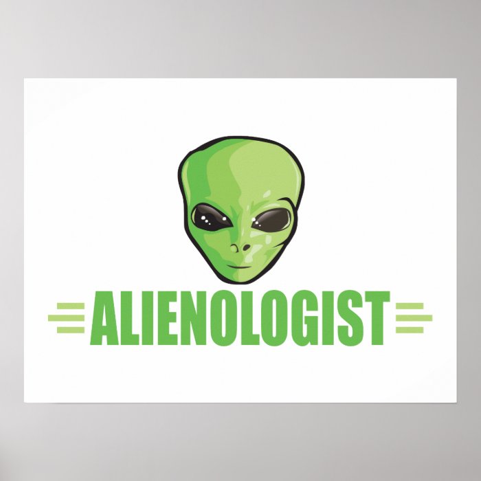 Funny Alien Lover Posters