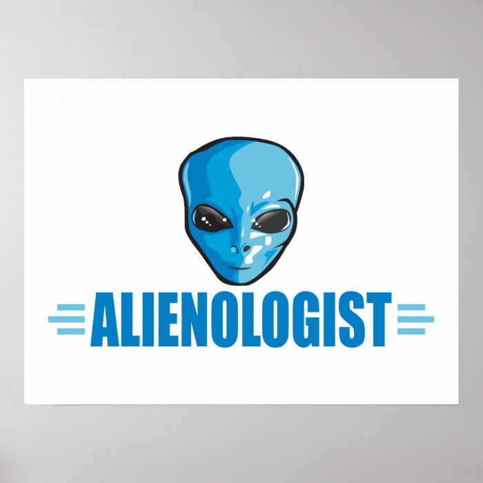 Funny Alien Lover Posters