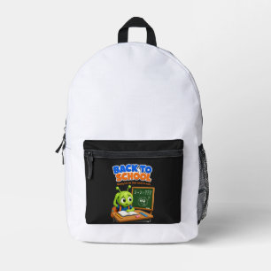 Funny Alien Math Struggles Back to School Design Printed Backpack