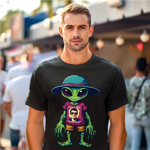 Funny Alien Meme “Who’s the Alien Now?” Sci-Fi T-Shirt