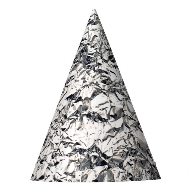 Funny Alien metal Tin Foil Signs Party Hat (Front)