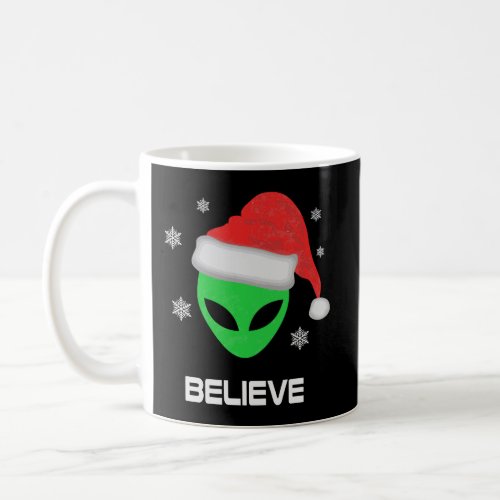 Funny Alien Santa Christmas Xmas Gift Coffee Mug