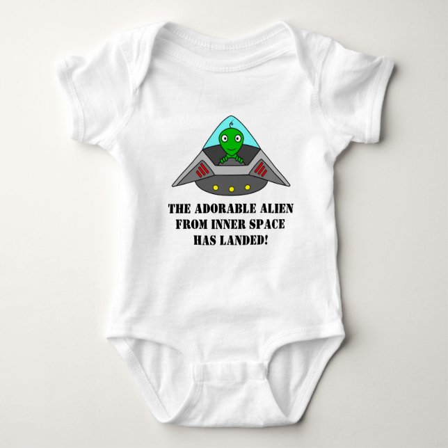 Funny Alien Shirt for Newborns (Front)