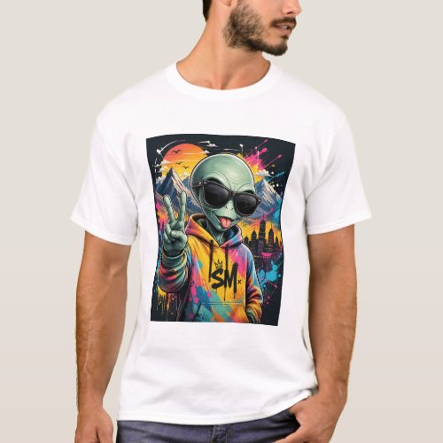 Funny Alien T-Shirt