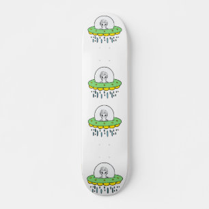 Funny Alien UFO Skateboard