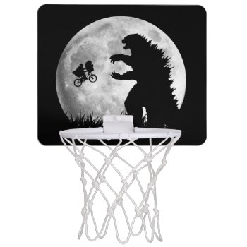 Funny Aliens Vs Monsters Mini Basketball Hoop by UrHomeNeeds at Zazzle