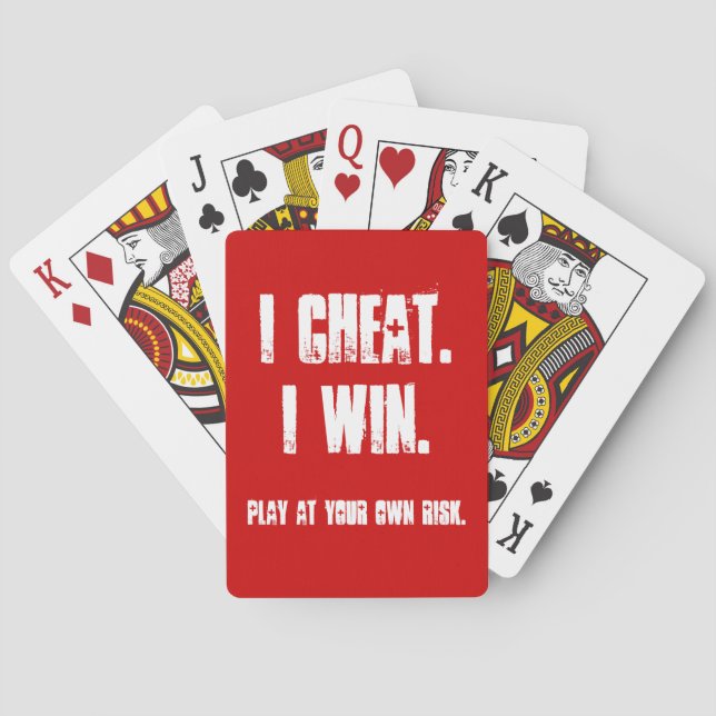 Funny All Bets are Off Poker Game Party Host Cards (Back)