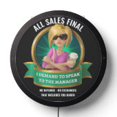 Funny All Sales Final Sign (Lights Off)