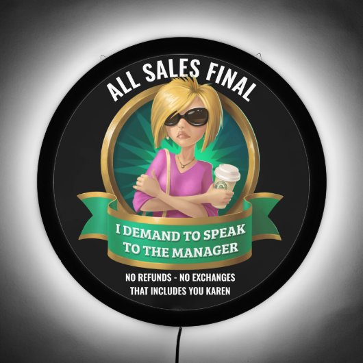 Funny All Sales Final Sign (Front)