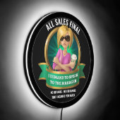 Funny All Sales Final Sign (Angle)