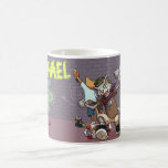 Funny Alley Cats Add The Name Skateboard Graffiti Coffee Mug