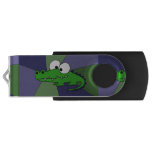 Funny Alligator Abstract Usb Drive at Zazzle