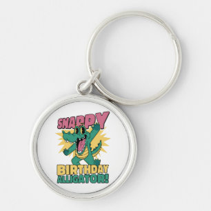 Funny Alligator Lover and Birthday Crocodile Gator Keychain